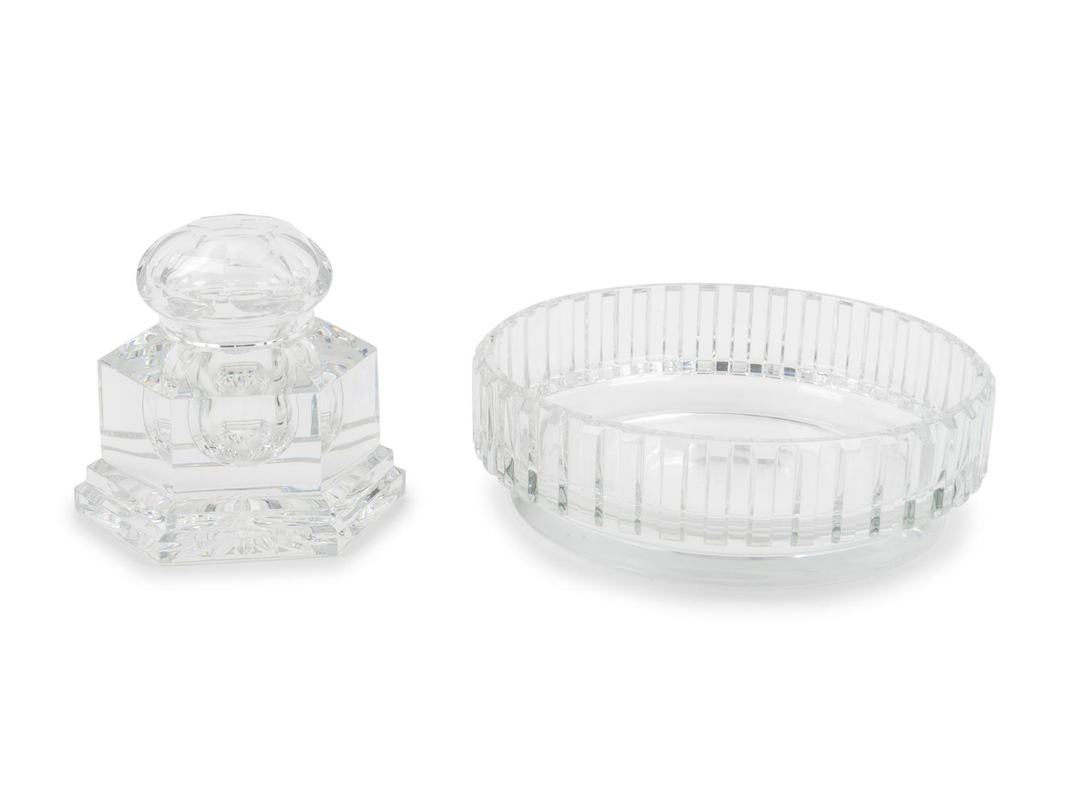 Two Baccarat Crystal Articles — 20TH CENTURY