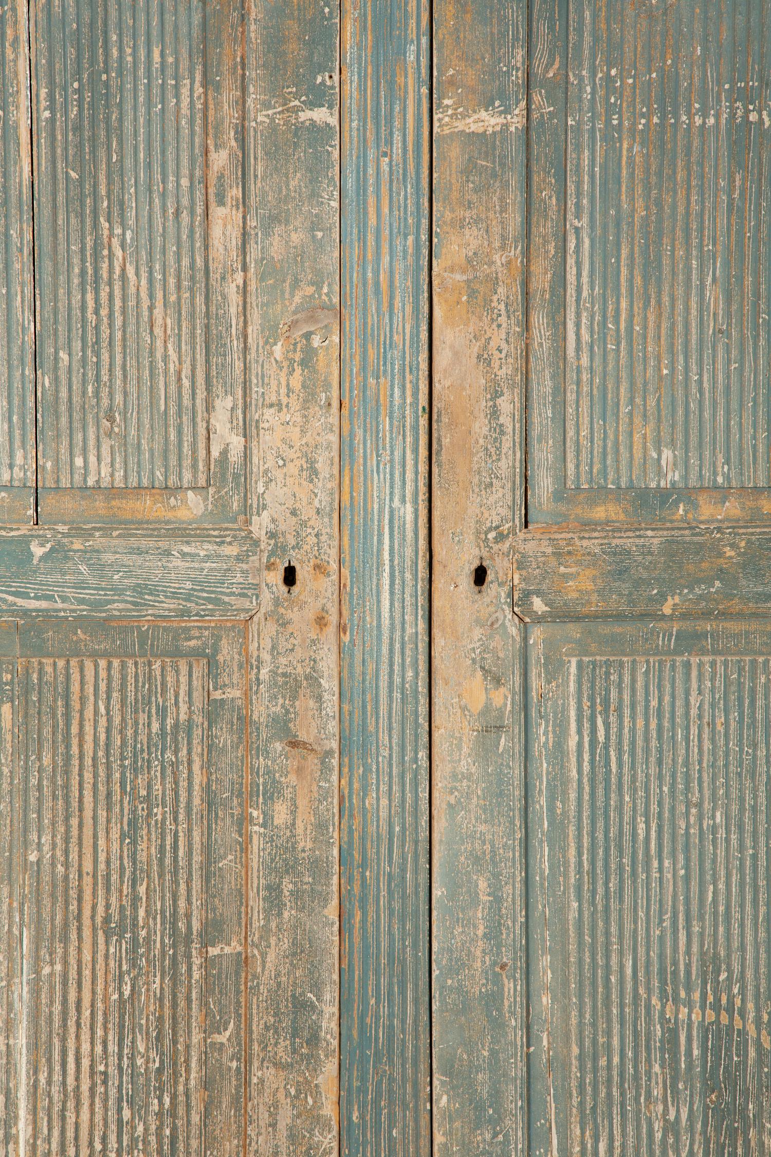 A Swedish Gustavian Carved and Painted Armoire — Early 19th Century