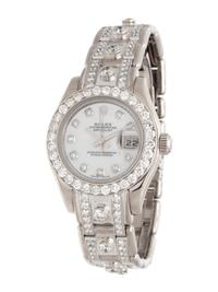 ROLEX, 18K WHITE GOLD AND DIAMOND REF. 80319 'OYSTER PERPETUAL DATEJUST' WRISTWATCH