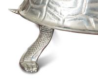 A Monumental Arthur Court Silver Aluminum Turtle Meat Dome