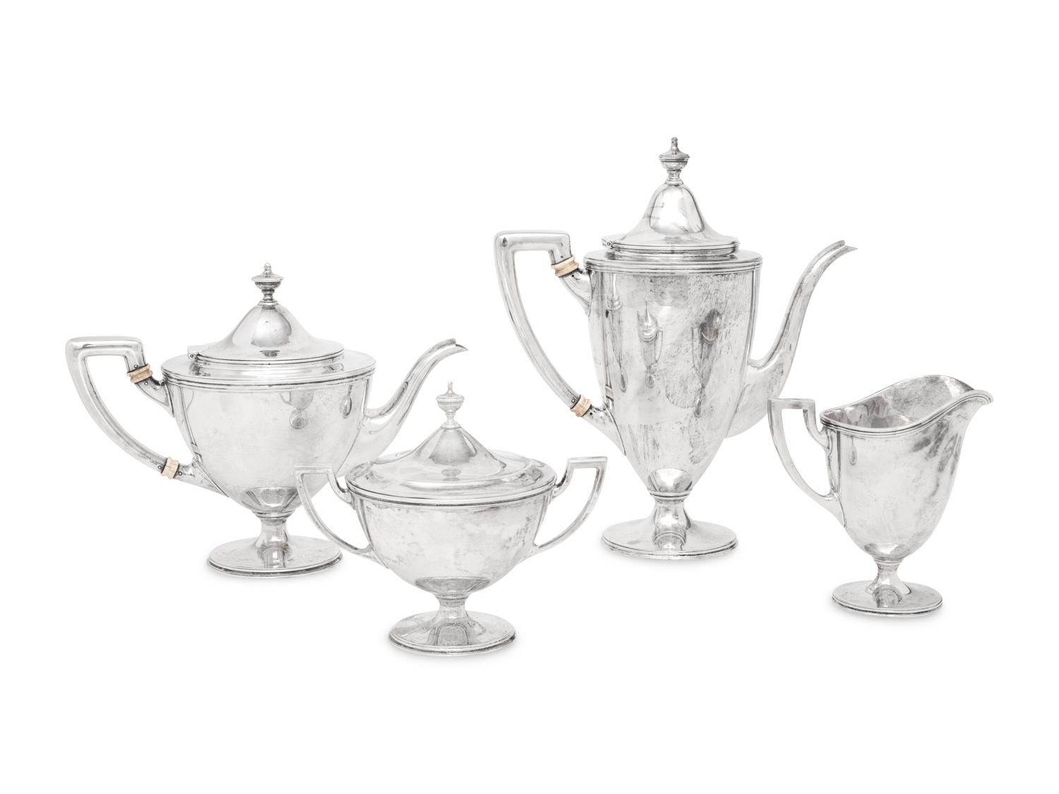 A Tiffany and Co. Silver Tea and Coffee Service