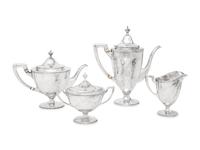 A Tiffany and Co. Silver Tea and Coffee Service