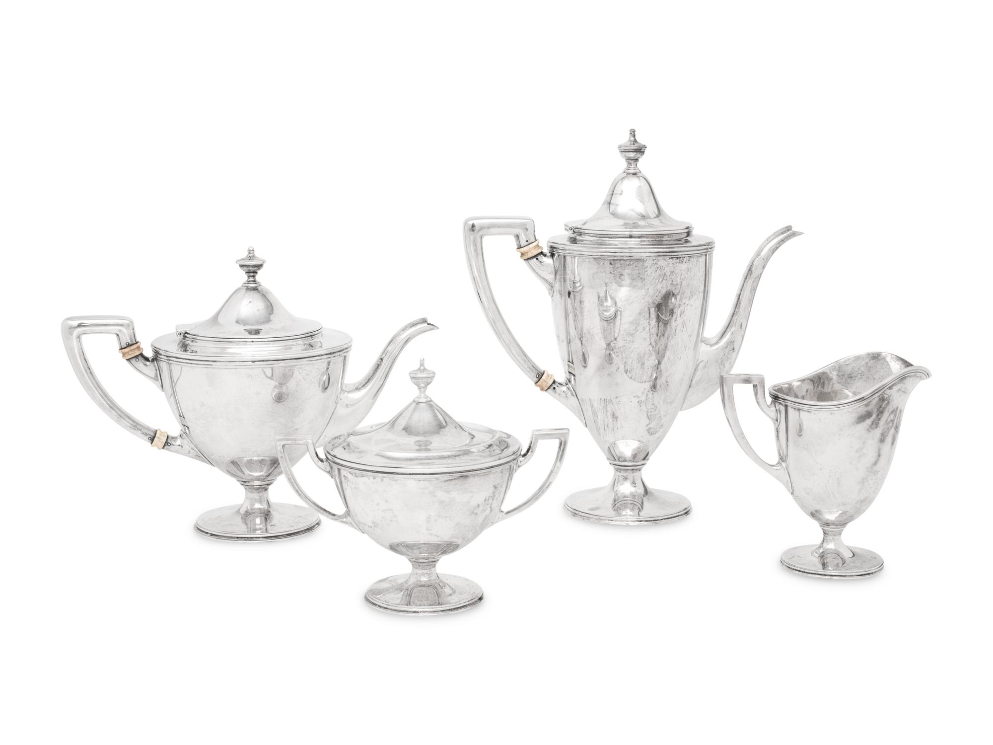 A Tiffany and Co. Silver Tea and Coffee Service