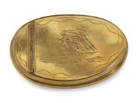 Five English Brass Boxes