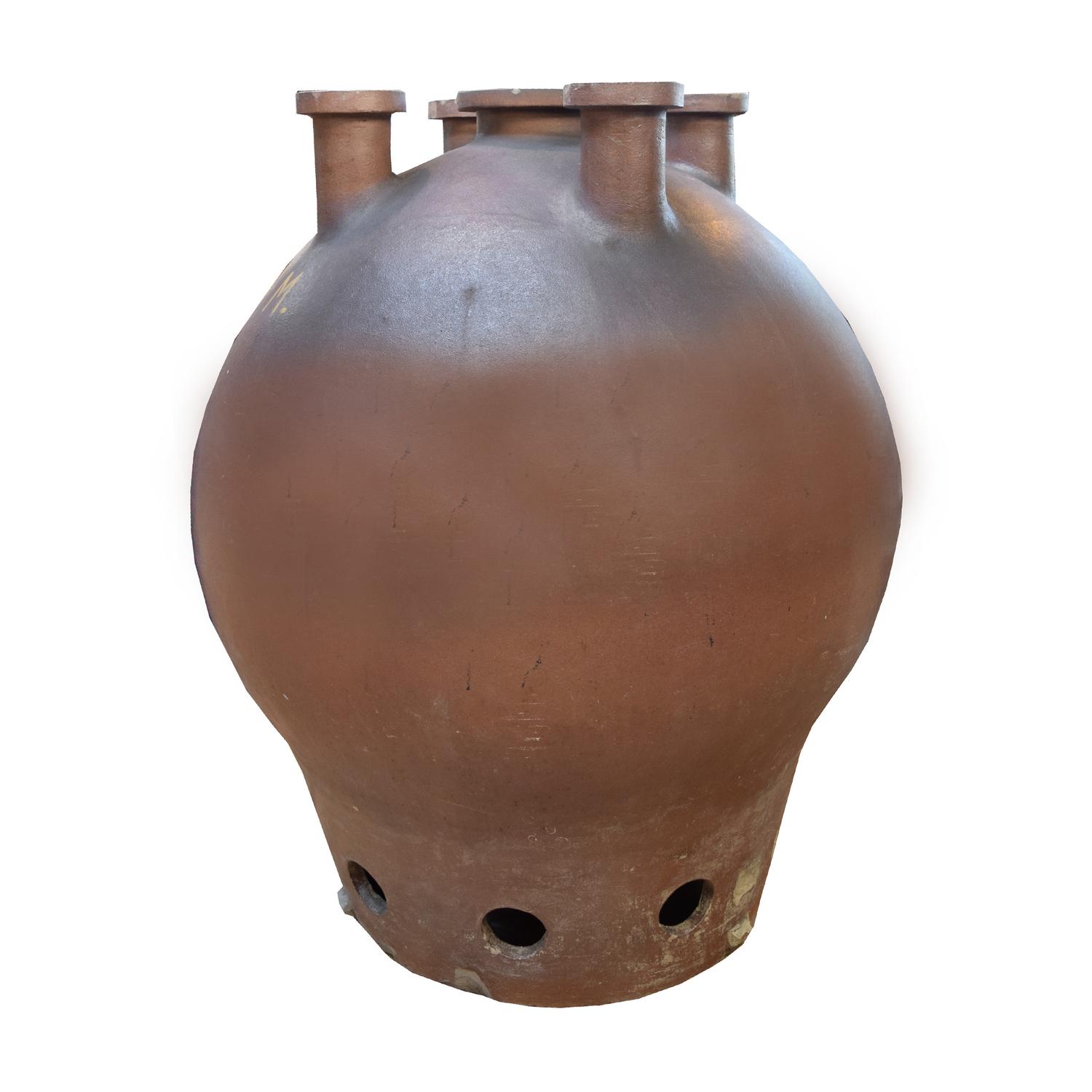 An Industrial Ceramic Vessel 48" W x 48" D x 53" H — Germany, 20th Century