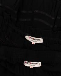 Saint Laurent Rive Gauche Crepe Two-Piece Skirt Ensemble, 1970s-80s