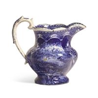 A Group of Staffordshire Historical Blue States Design Transferware, James and Ralph Clews, Cobridge, 1819-1836