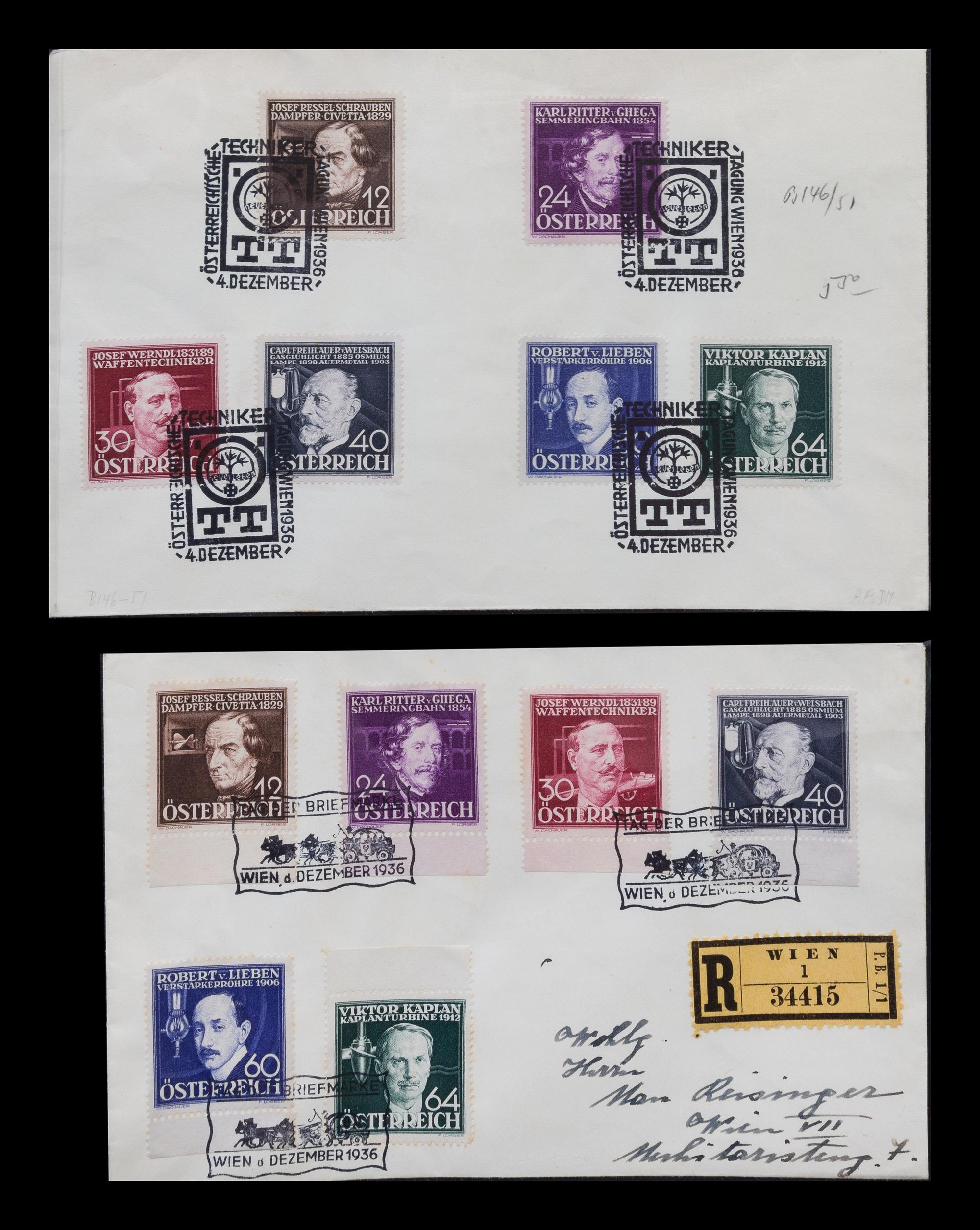 A Collection of European Airmail Stamps, Stamps and Covers — EARLY-MID 20TH CENTURY