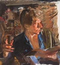 Jerome Witkin, (American, b. 1939), Study: Wayne Pond Posing for "Suddenly", 1986