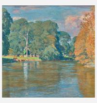 Daniel Garber (American, 1880- 1958) Brandywine Meadows