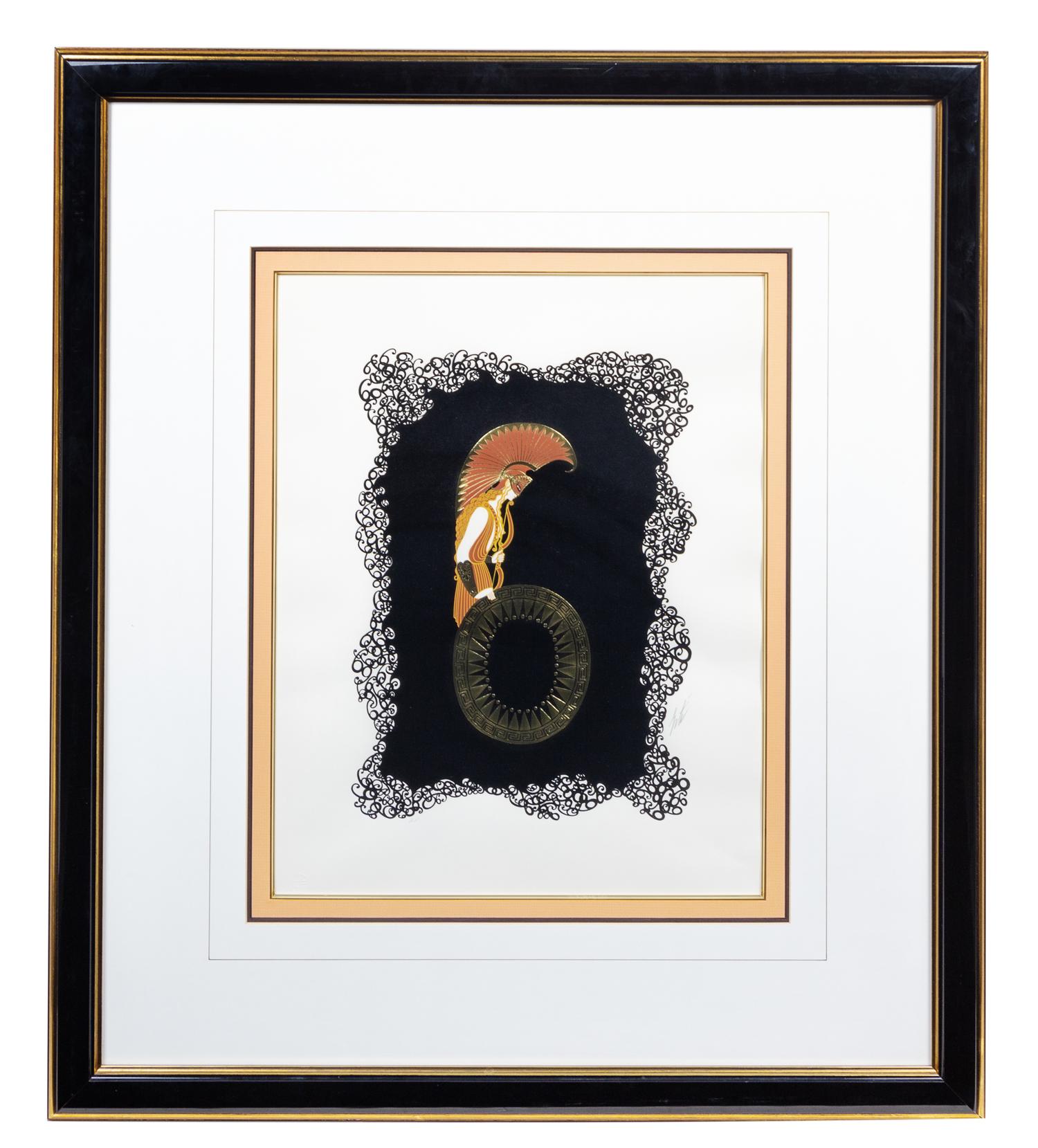 Erte (Romain de Tirtoff) (Russian/French, 1892-1990) Six…