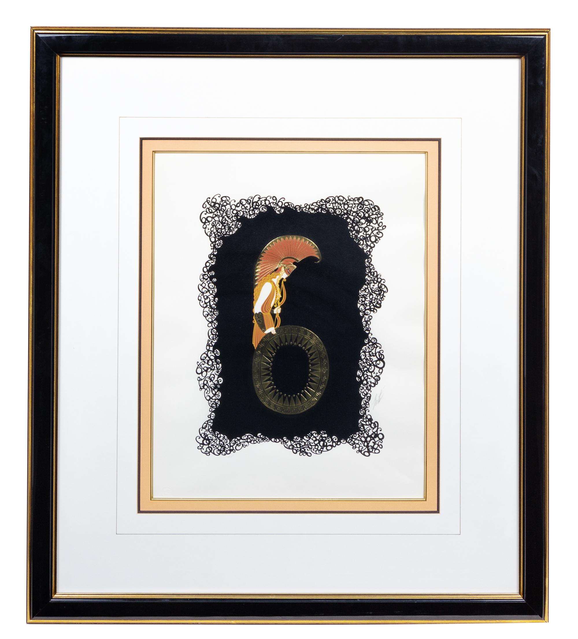 Erte (Romain de Tirtoff) (Russian/French, 1892-1990) Six…