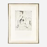 Jim Dine (American, B. 1935) The Swimmer (from Eight Sheets from an Undefined Novel)