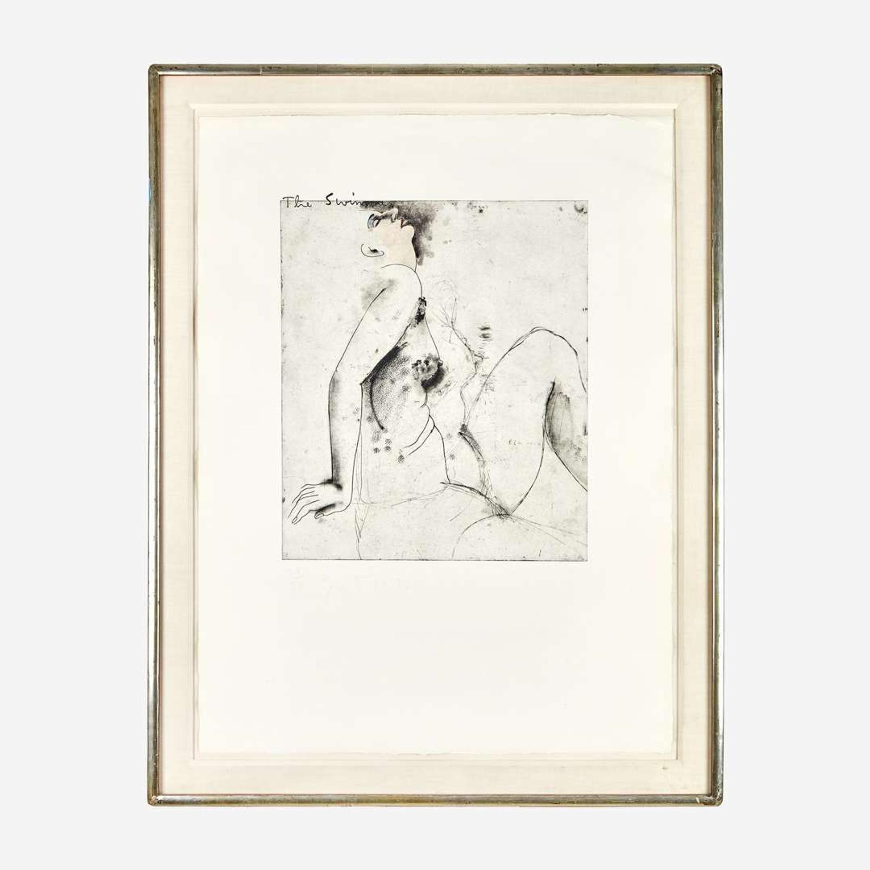 Jim Dine (American, B. 1935) The Swimmer (from Eight Sheets from an Undefined Novel)