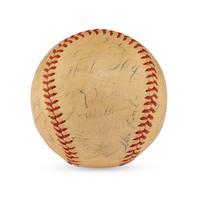 A 1947 St. Louis Browns Team Signed Autograph Baseball