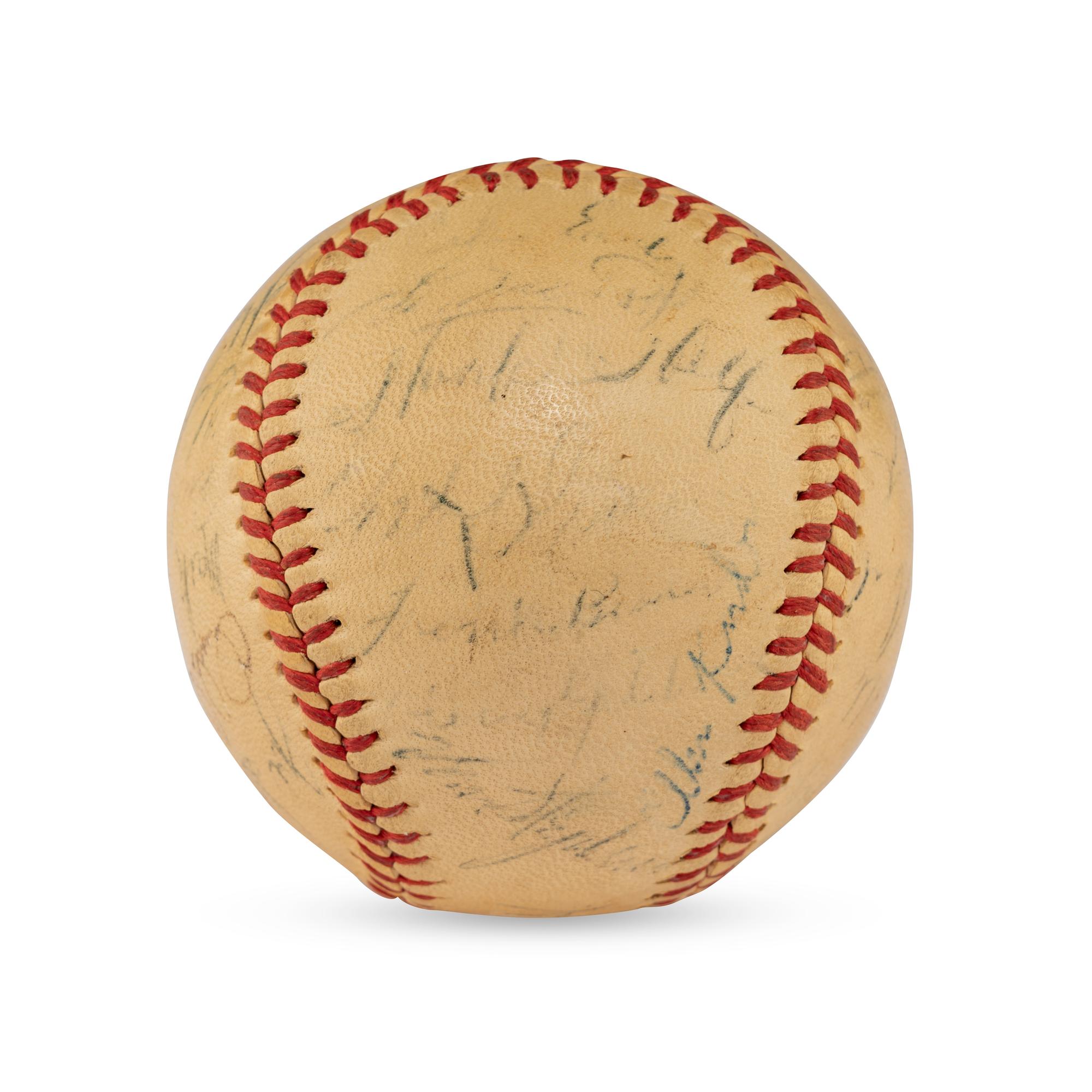 A 1947 St. Louis Browns Team Signed Autograph Baseball