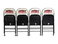 A Group of Four 1997 Chicago Bulls Michael Jordan "Last Dance" Era United Center Stadium Chairs,