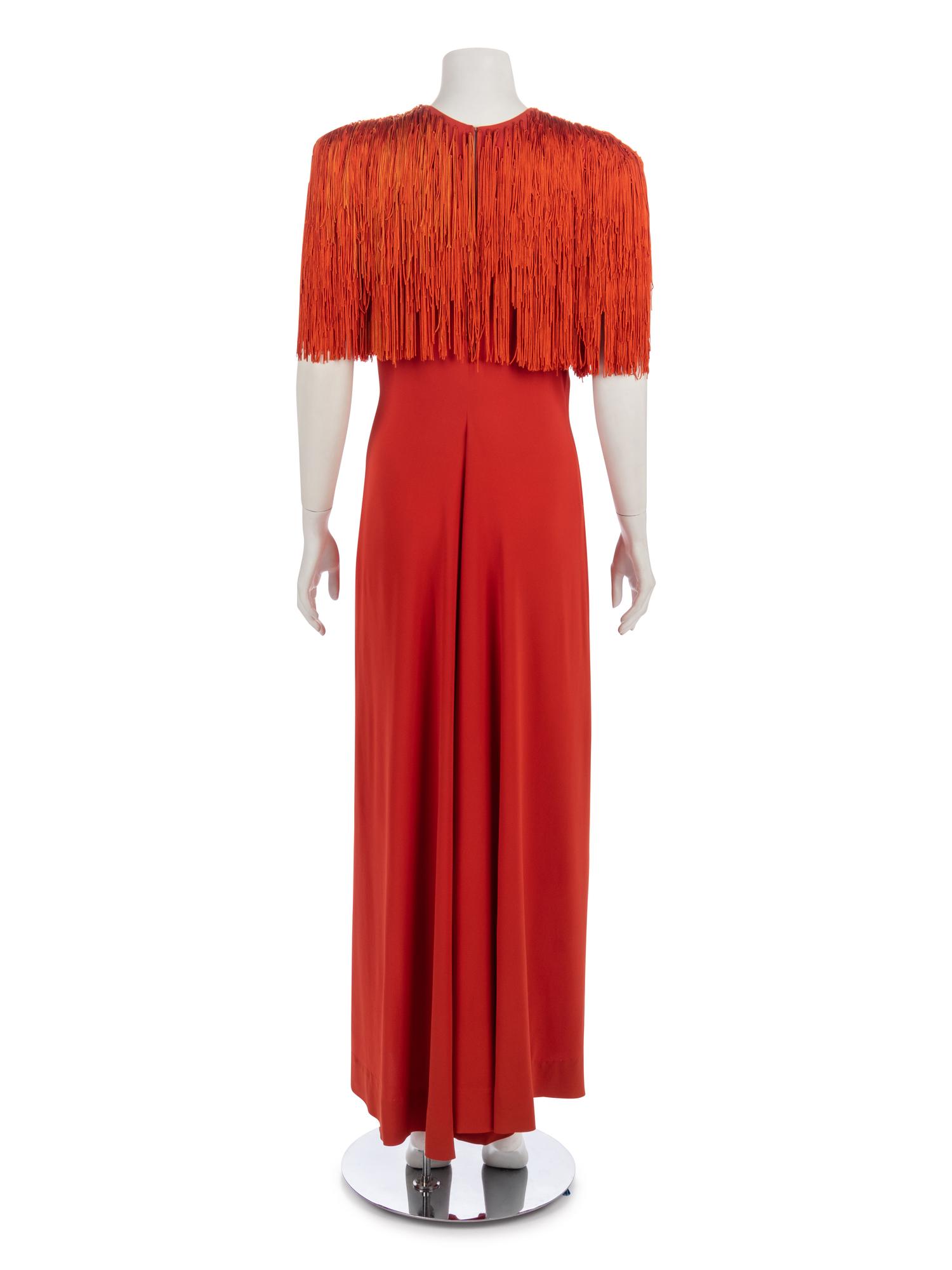 Teal-Traina Evening Dress, 1940s
