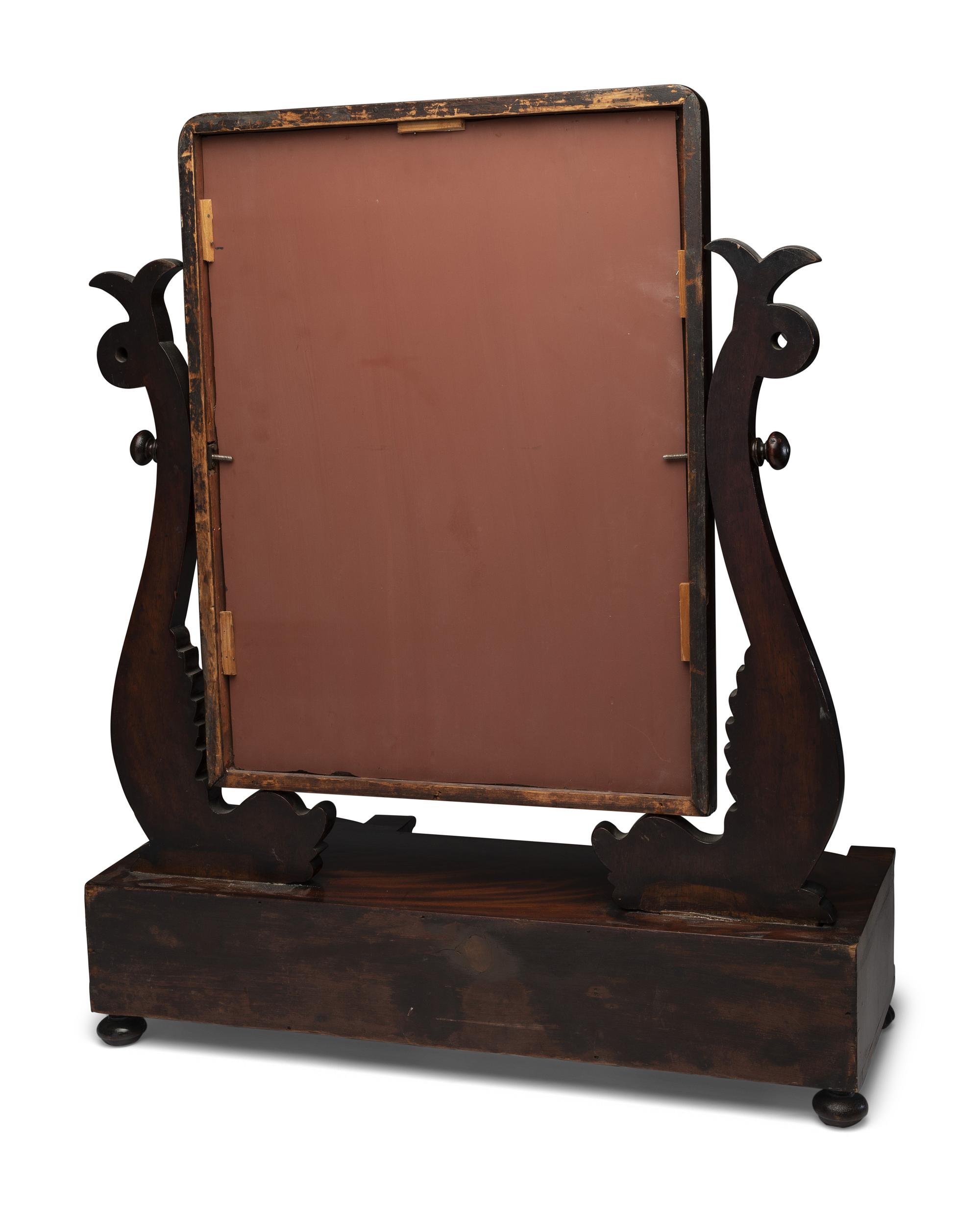 A William IV Mahogany Dressing Mirror