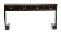 A Contemporary Chinese Lacquered Altar Table Height 36 x width 68 1/2 x depth 14 inches. — 20TH CENTURY