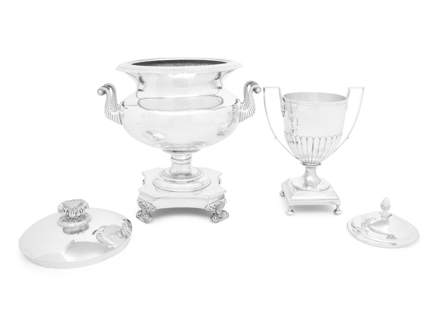 A George III Silver Tea Urn