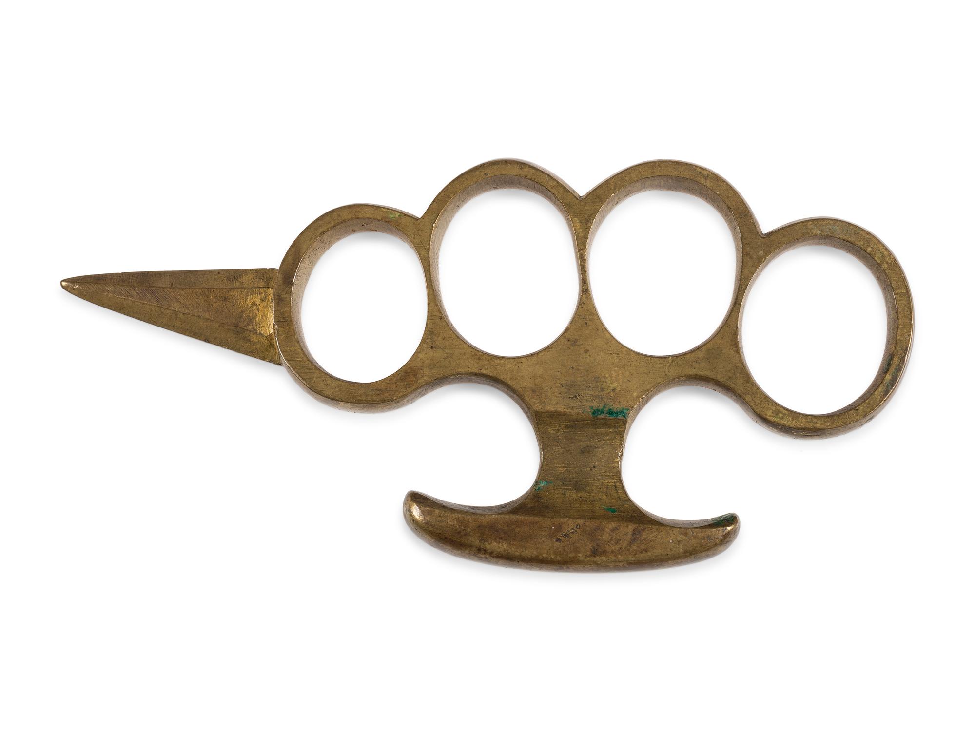 Civil War-period brass knuckles.