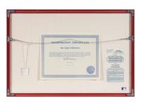 A Mickey Mantle Signed Autograph Statistics Display (Beckett Authentication Services Letter),