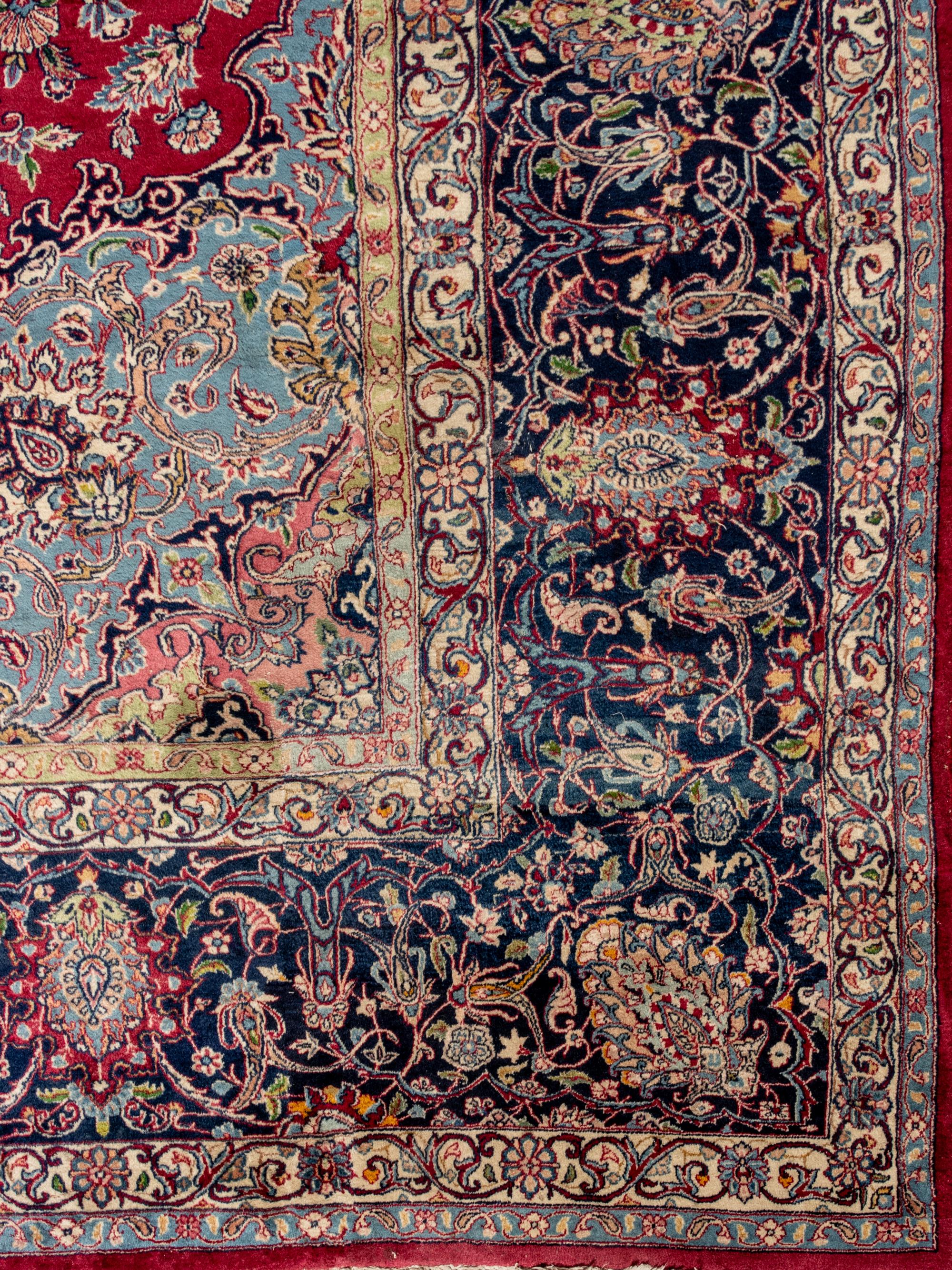 A Kirman Wool Rug