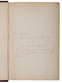 [CIVIL RIGHTS]. COLLINS, Jane S. Free at Last . Pittsburgh, PA: Murdoch, Kerr & Co., Inc., 1896.