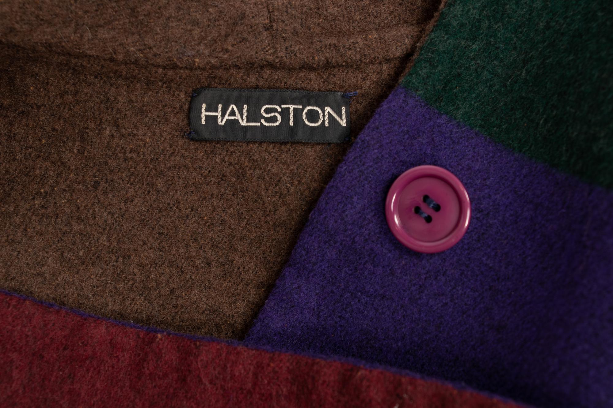 Halston Color Blocked Cape, 1981