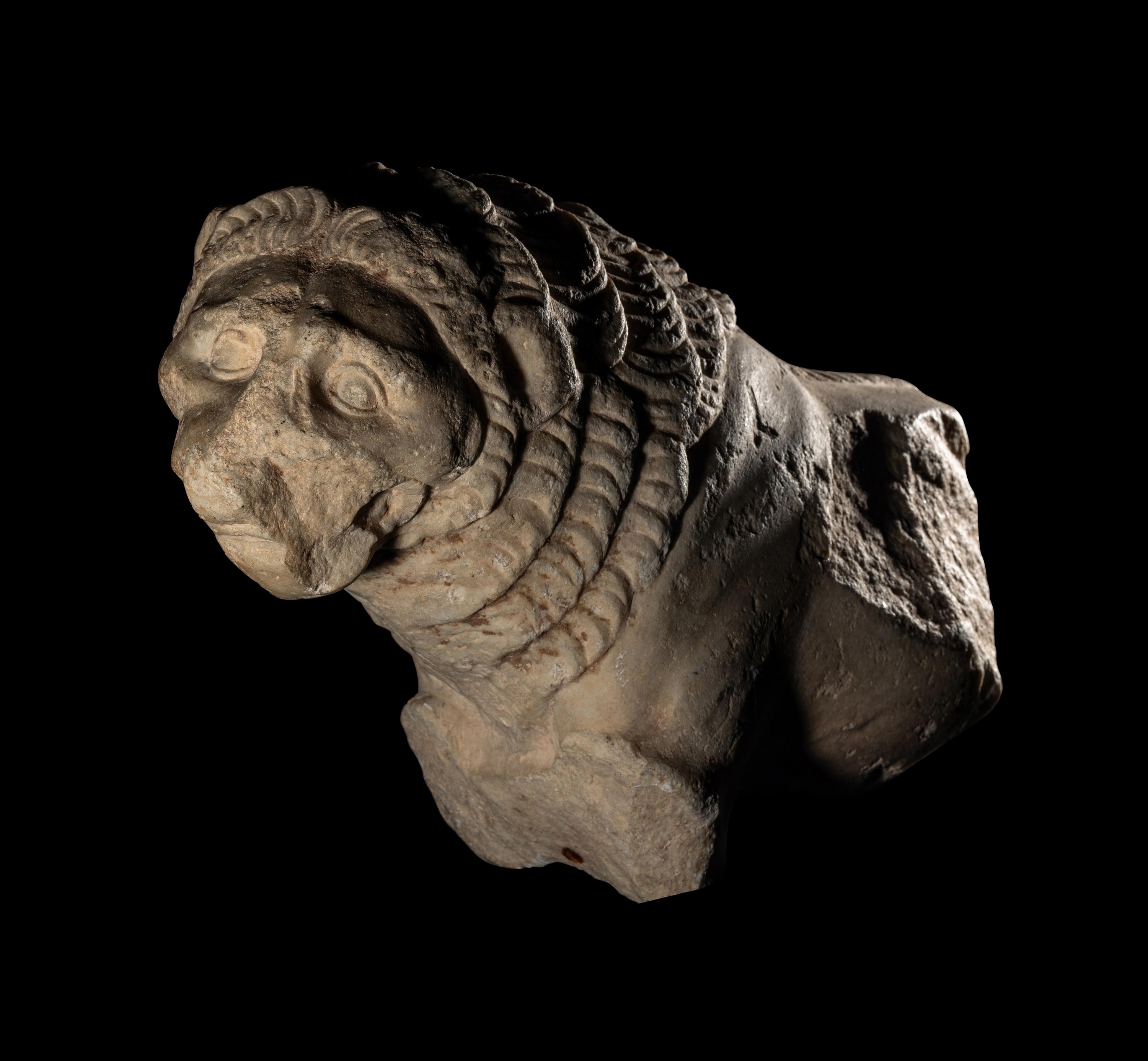 A Greek Marble Lion