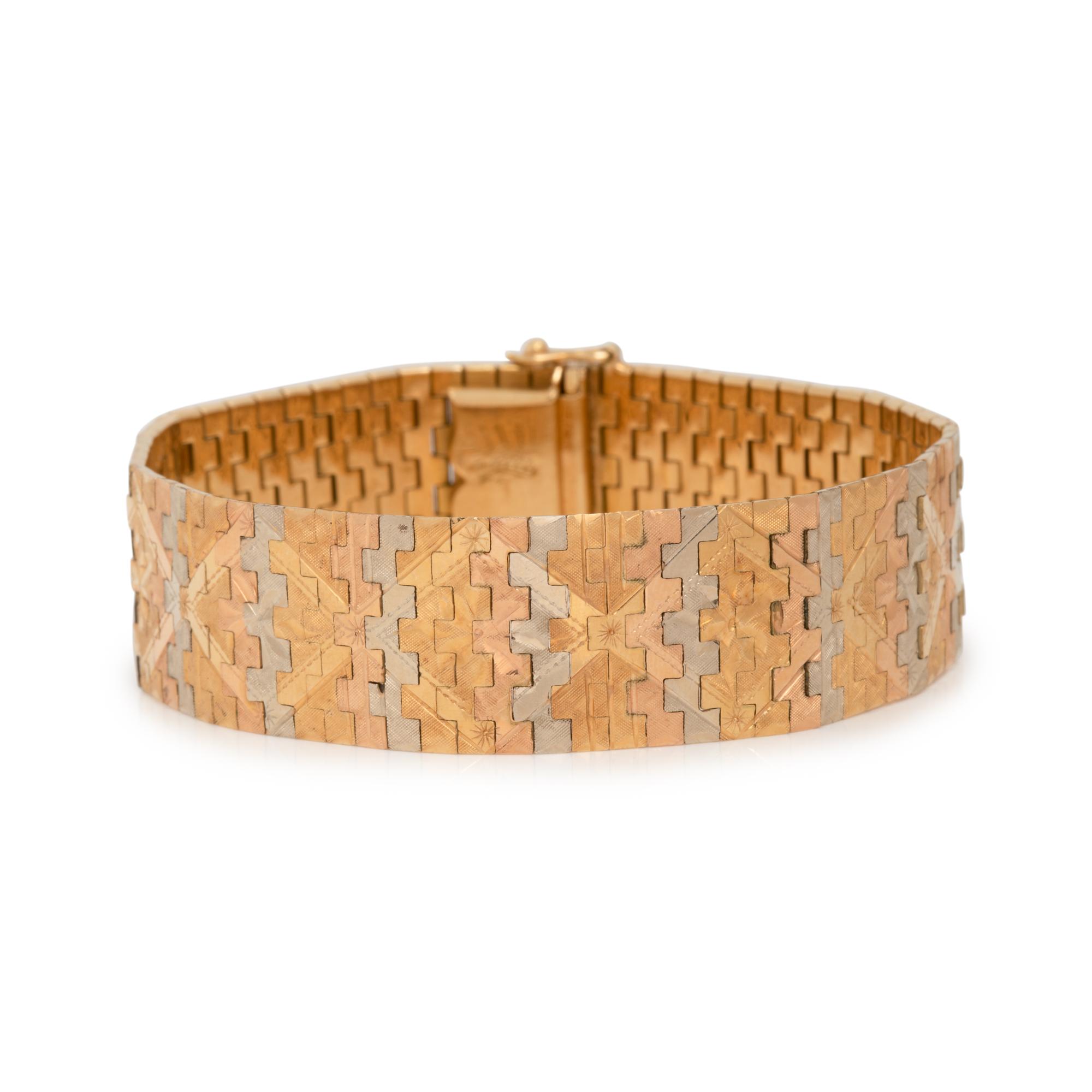 TRICOLOR GOLD BRACELET