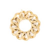 RAYMOND YARD, YELLOW GOLD LINK BRACELET
