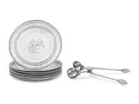 A Set of Eight Georg Jensen Silver Coasters