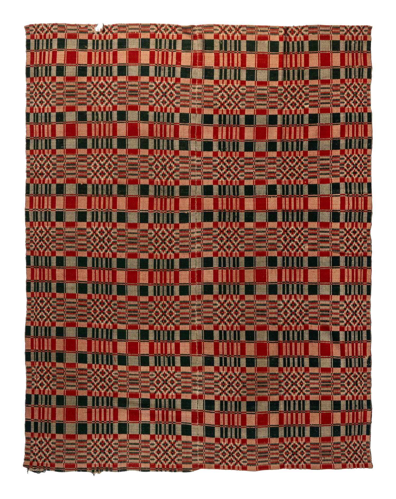 Three Overshot Coverlets