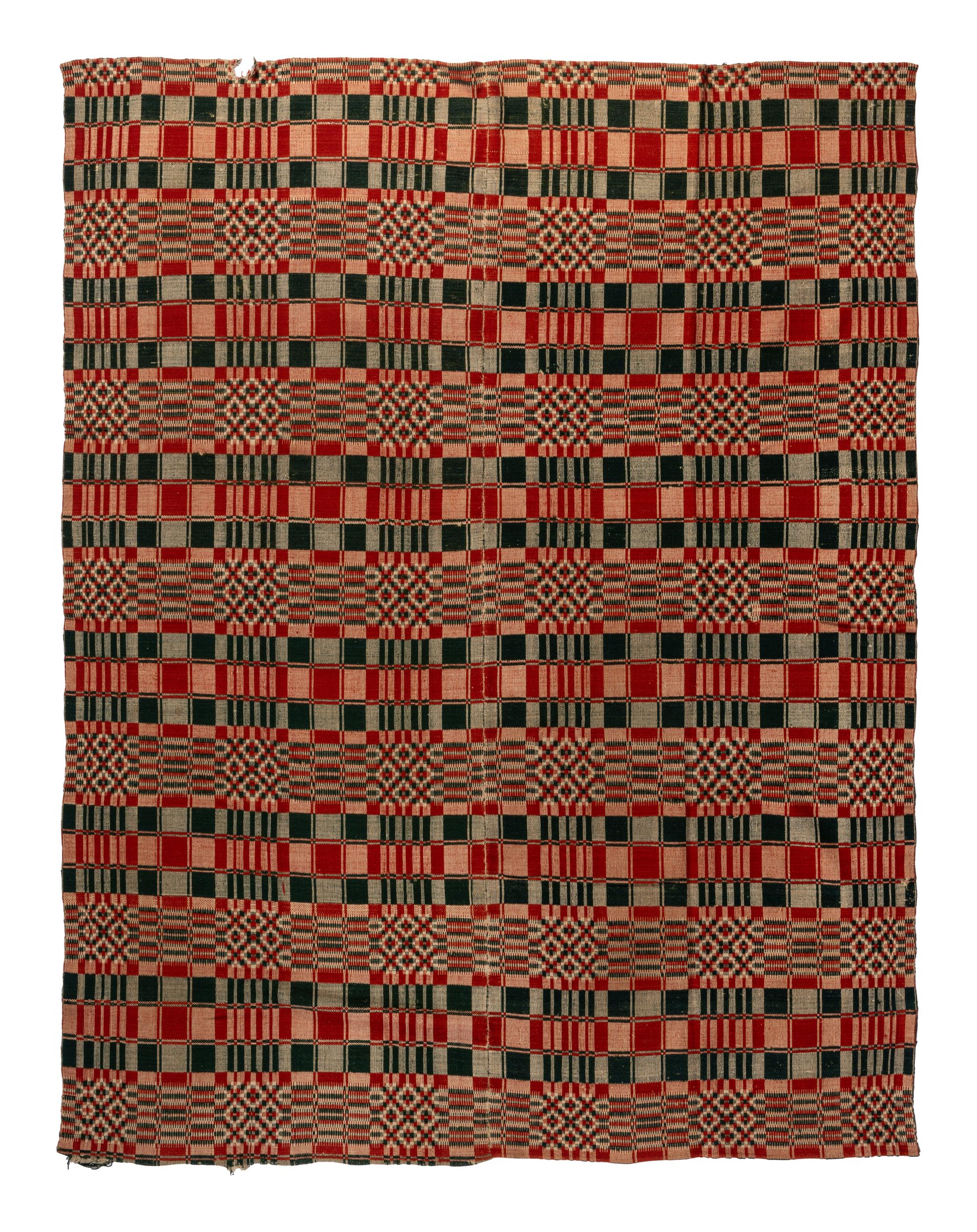 Three Overshot Coverlets