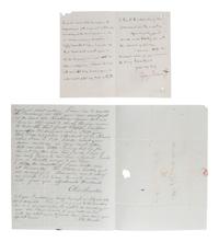 [US NAVY]. Antebellum naval-related correspondence, including: