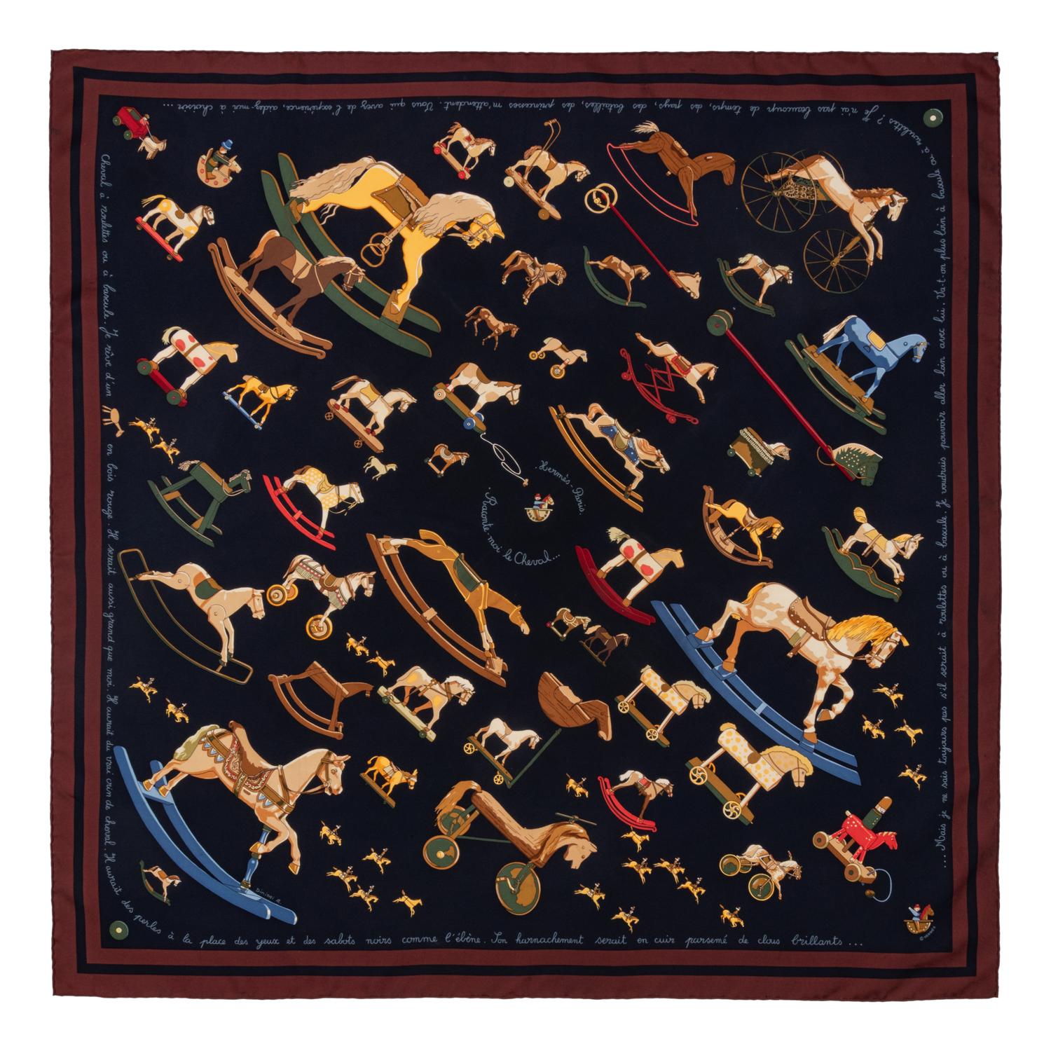 Two Hermès 90cm Silk Scarf, Carré