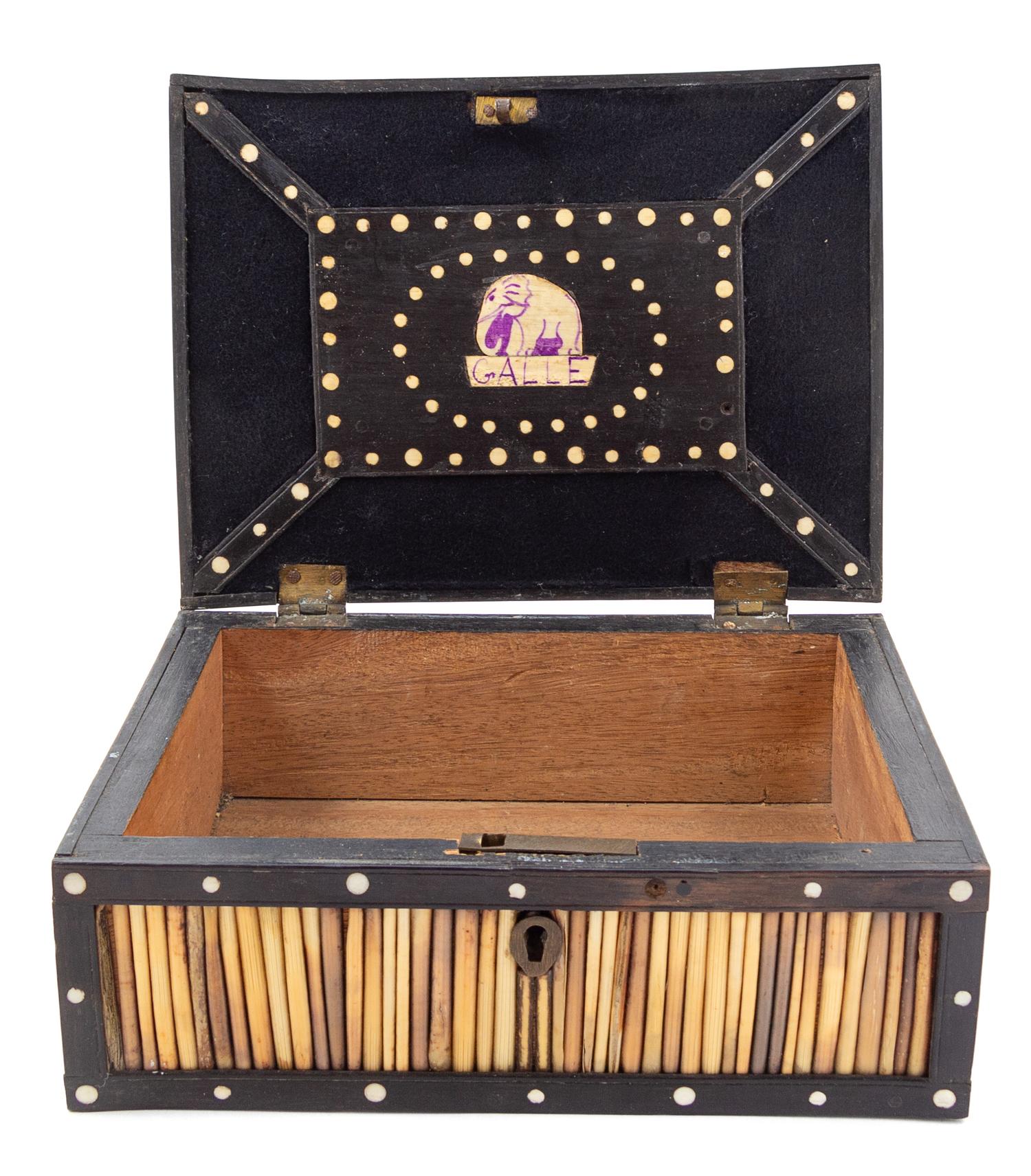 A Victorian Quill Box