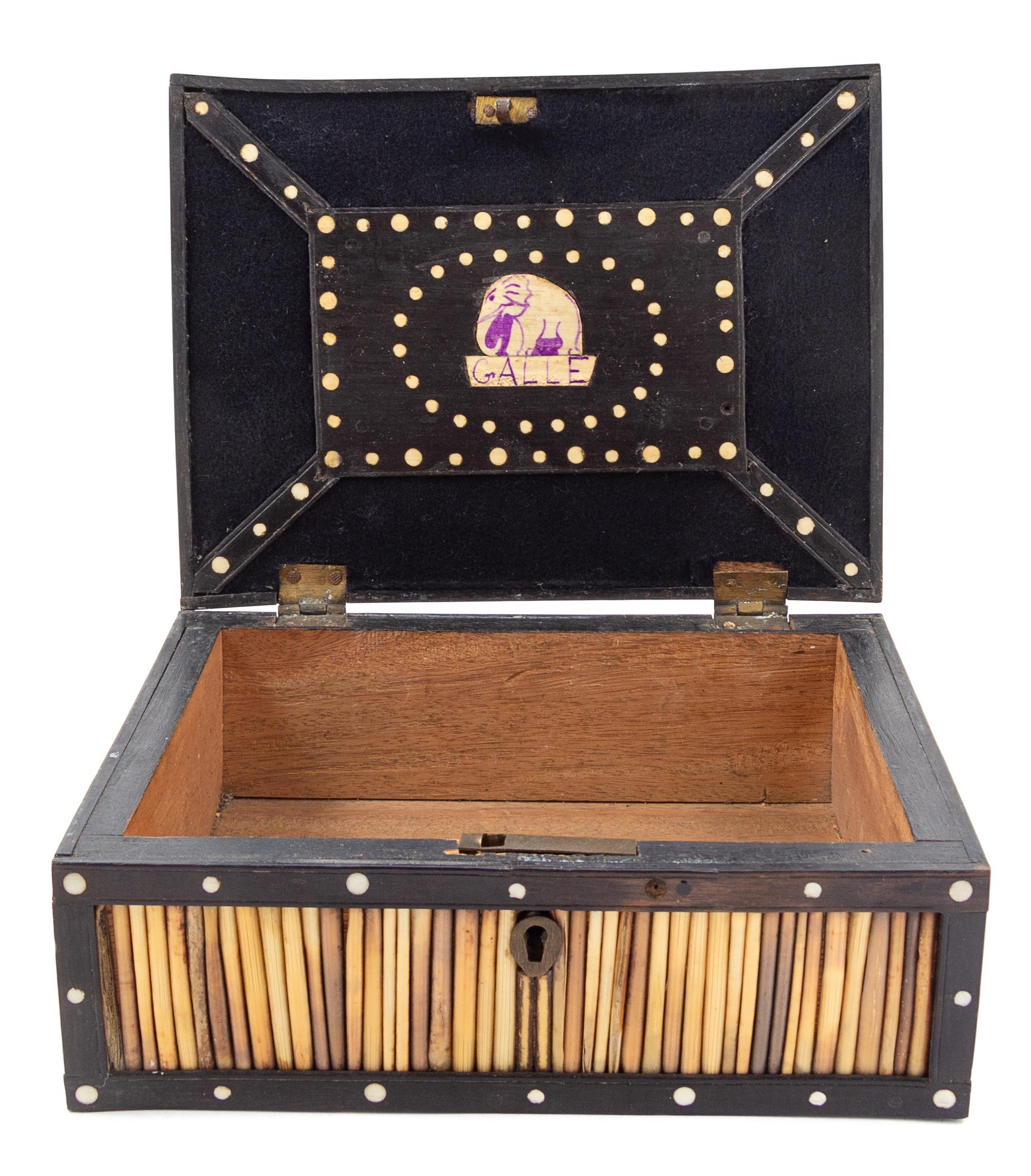 A Victorian Quill Box