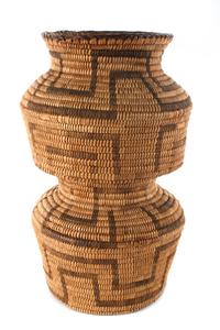 Akimel O'odham (Pima) Olla Basket Height 13 1/2 x diameter 8 inches
