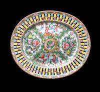 Six Chinese Famille Rose Porcelain Articles