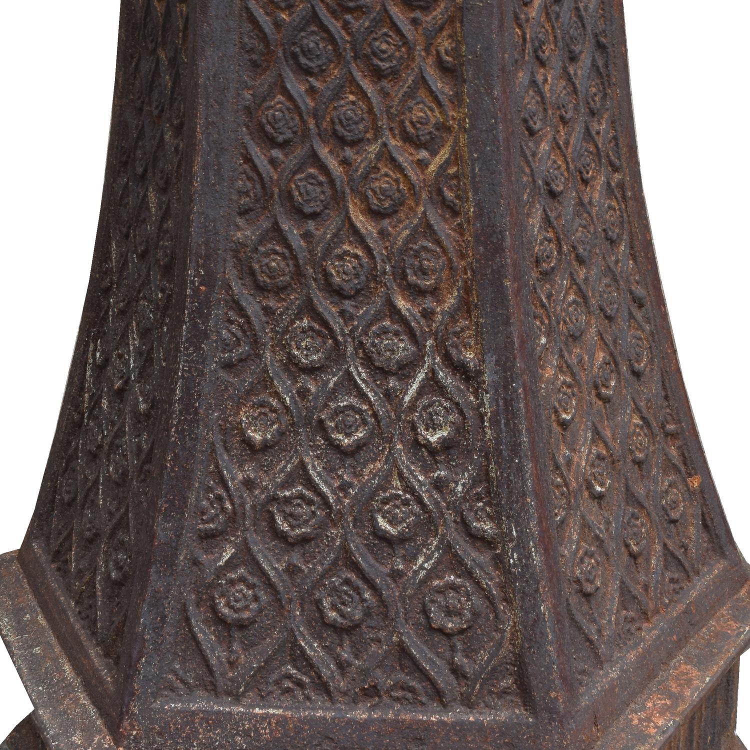 A Lamp Post from the World's Columbian Exposition 25" W x 25" D x 255" H — United States, Circa 1893