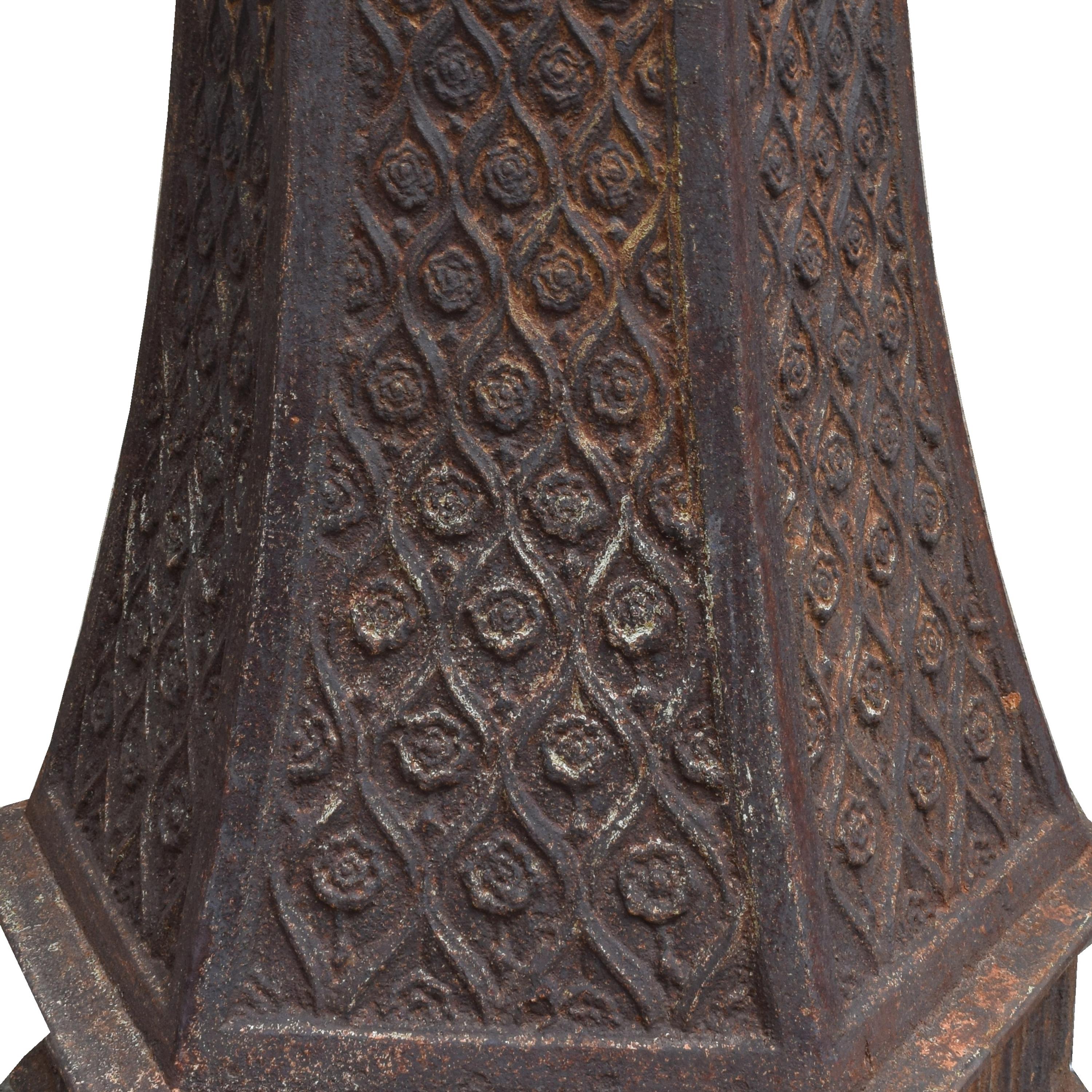A Lamp Post from the World's Columbian Exposition 25" W x 25" D x 255" H — United States, Circa 1893