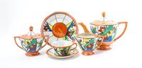 A Japanese Porcelain Tea Service Height of teapot 7 inches. — TASHIRO SHOTEN LTD.