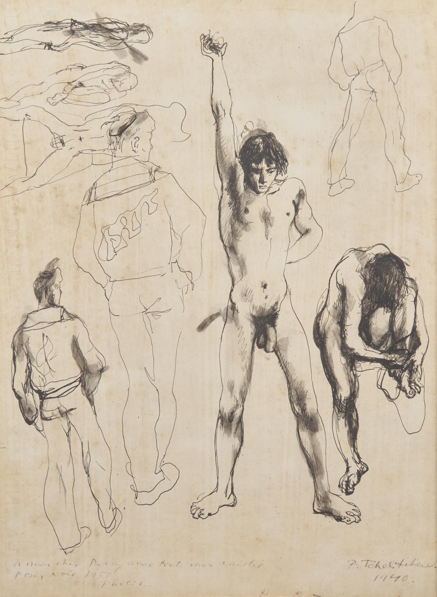 Pavel Tchelitchew (Russian, 1898-1957) — Nude Studies , 1940