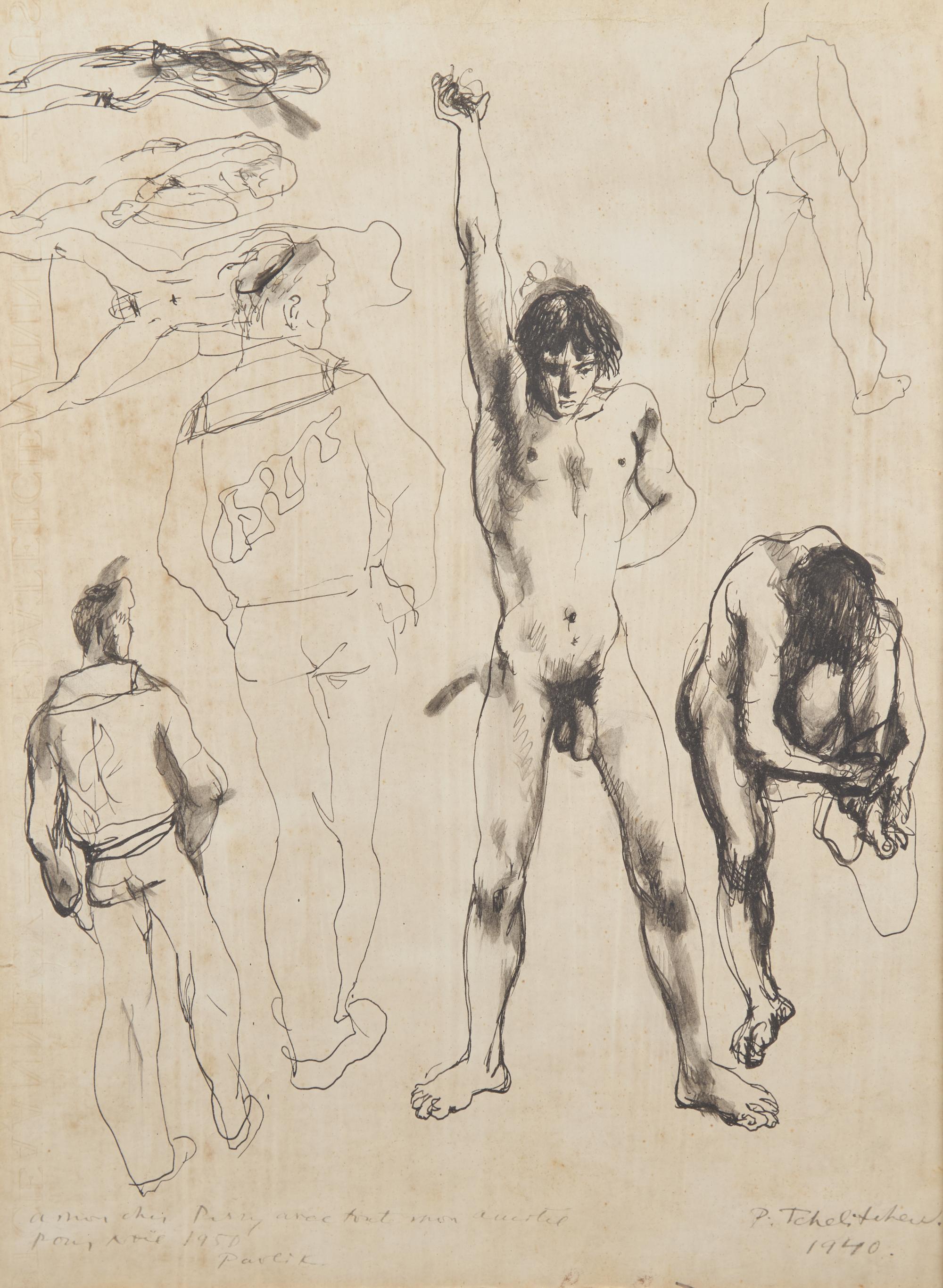 Pavel Tchelitchew (Russian, 1898-1957) — Nude Studies , 1940