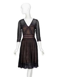 Christian Dior by John Galliano , Knit Lace Dress & Matching Skirt