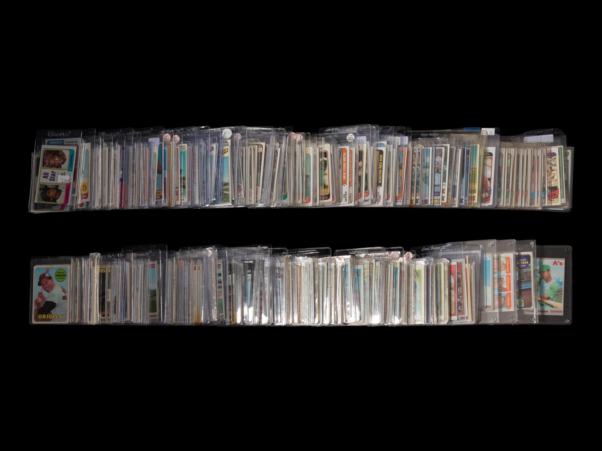 A Shoebox Collection of 1950s-70s Hall of Fame and Notable Baseball Cards