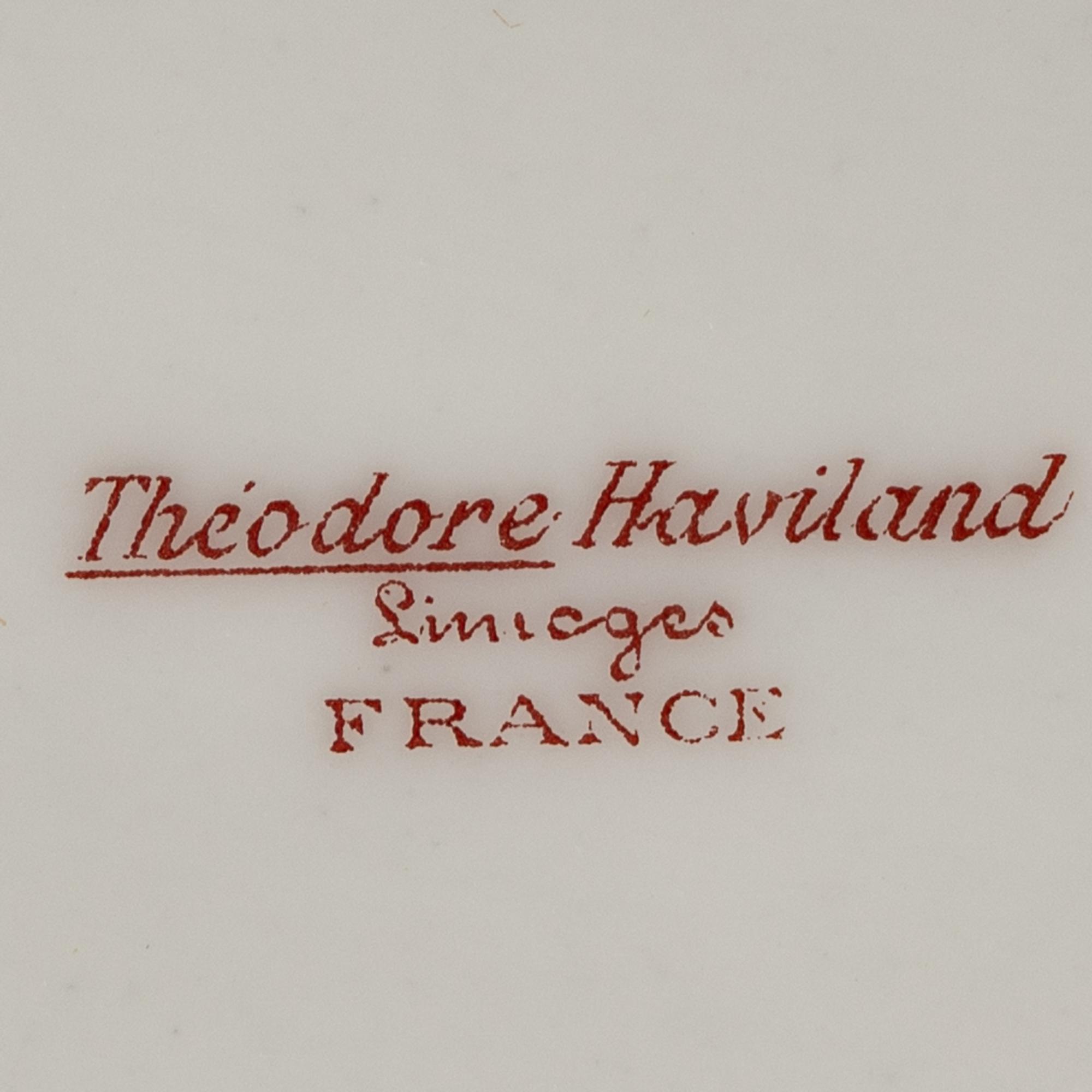 A Havilland-Limoges Porcelain Luncheon Service